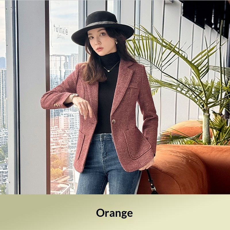 Springautumn New-season Sophisticated Wool Coat