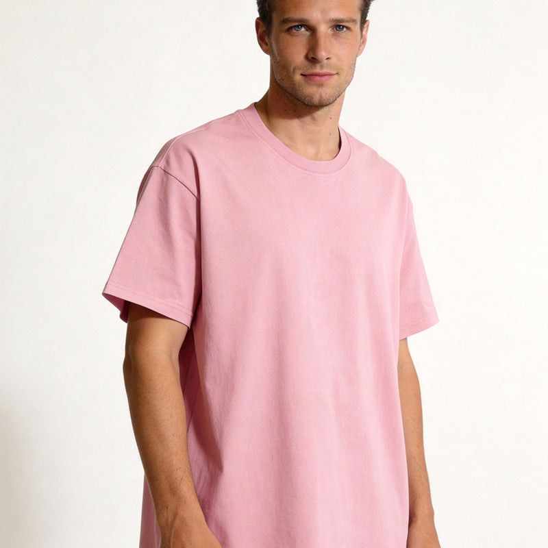 Cotton T-shirt ColorfulUnisexSolid Color