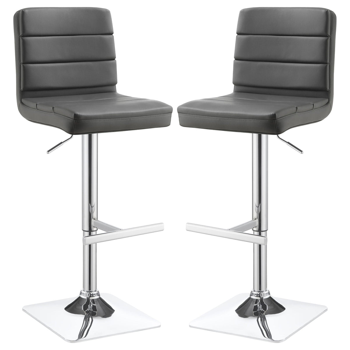 Adjustable Bar Stool (Set of 2) - Gray