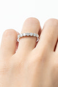 Can't Stop Your Shine 7 Stone Sparkala™ Ring (Platinum Over Pure Sterling Silver)