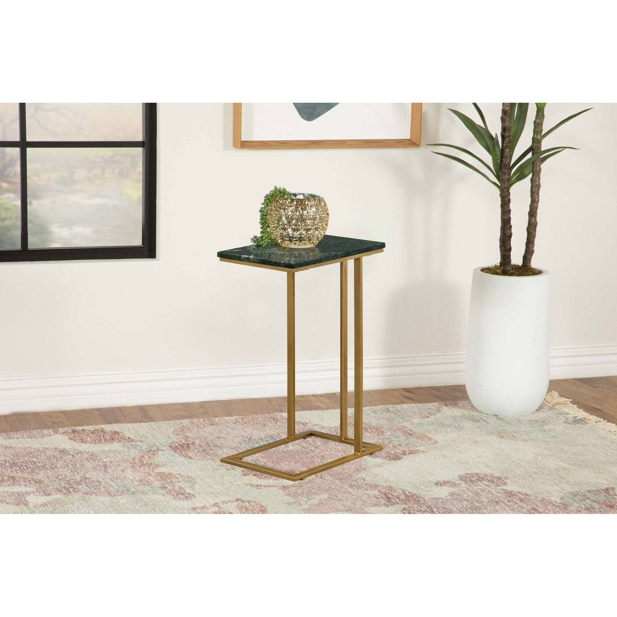 Encina - C-Shaped Sofa Side Table