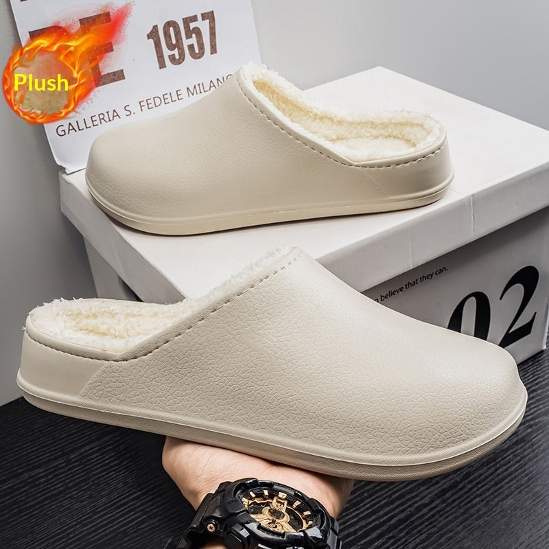 Faux Fur-Lined Waterproof Winter Shoes – Non-Slip Warm Outdoor Shoes