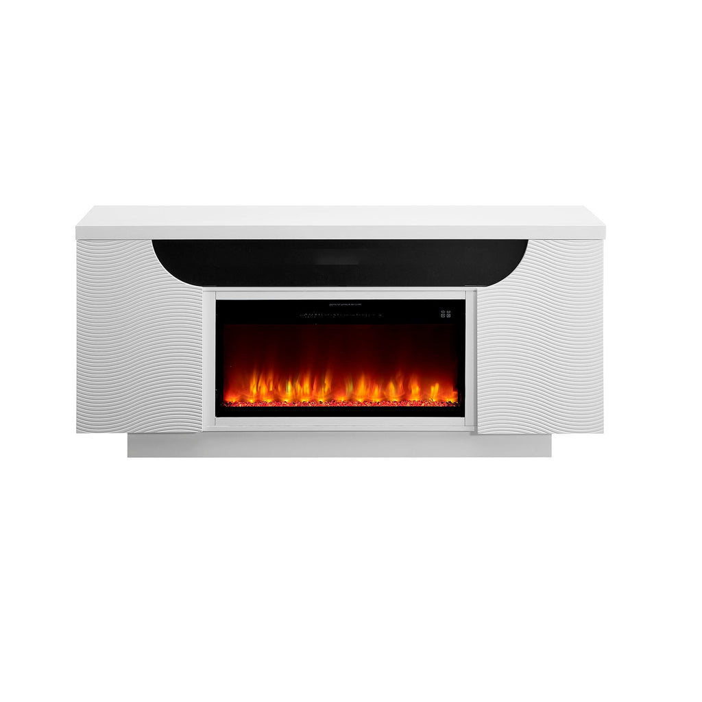 Alessia - Electric Fireplace With Multi Color LED And Flame Settings