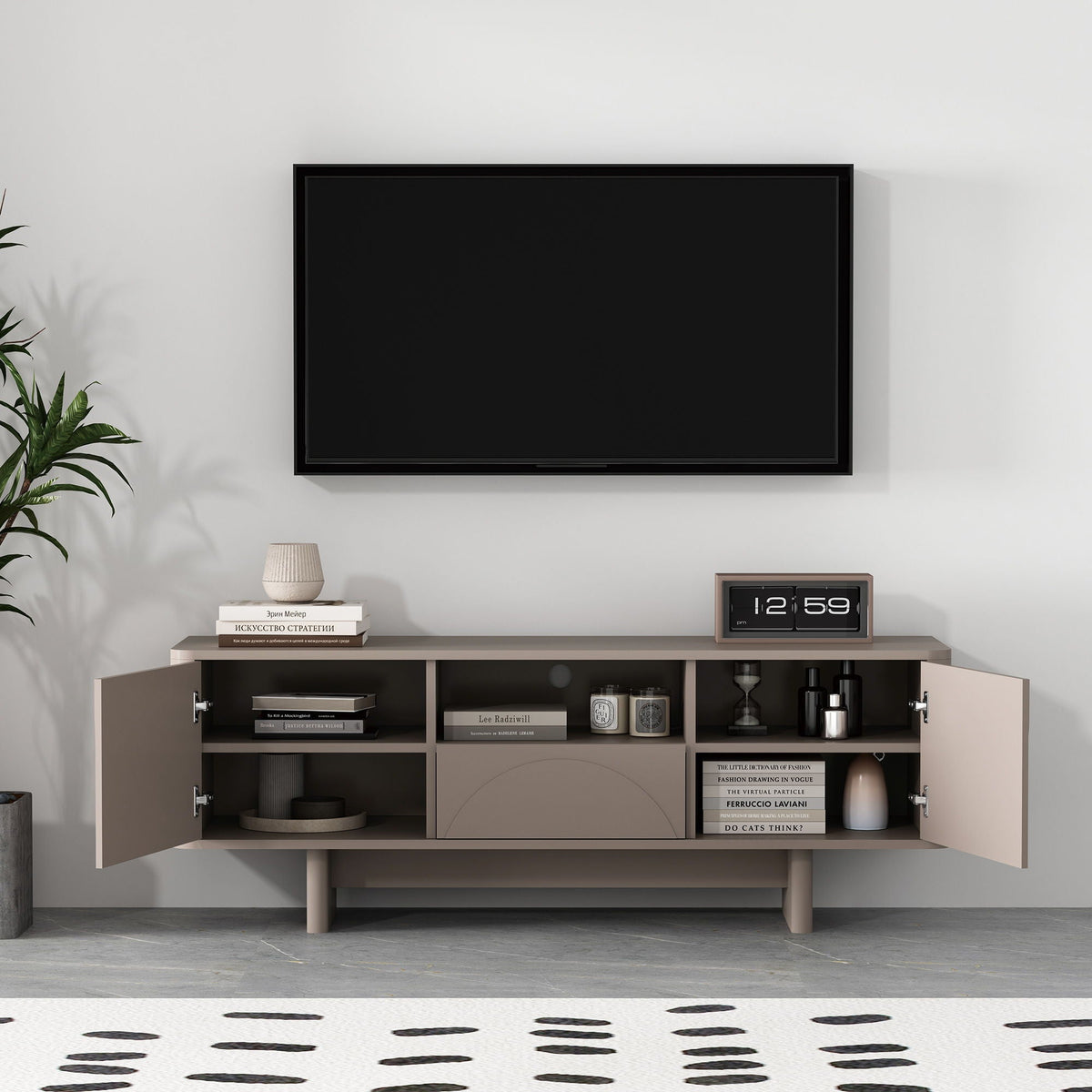 Ella - TV Stand With Adjustable Shelves