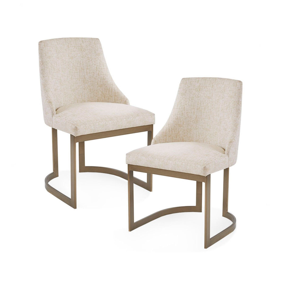 Contemporary Modern Accent Dining Chairs (Set of 2)
