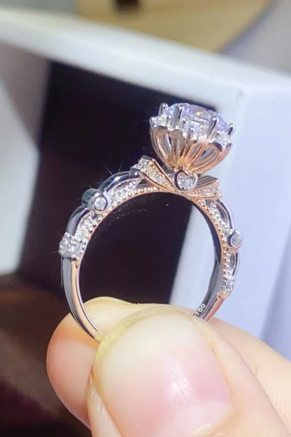 1 Carat Green Sparkala™ Platinum Over Pure Sterling Silver Ring (Green or White)