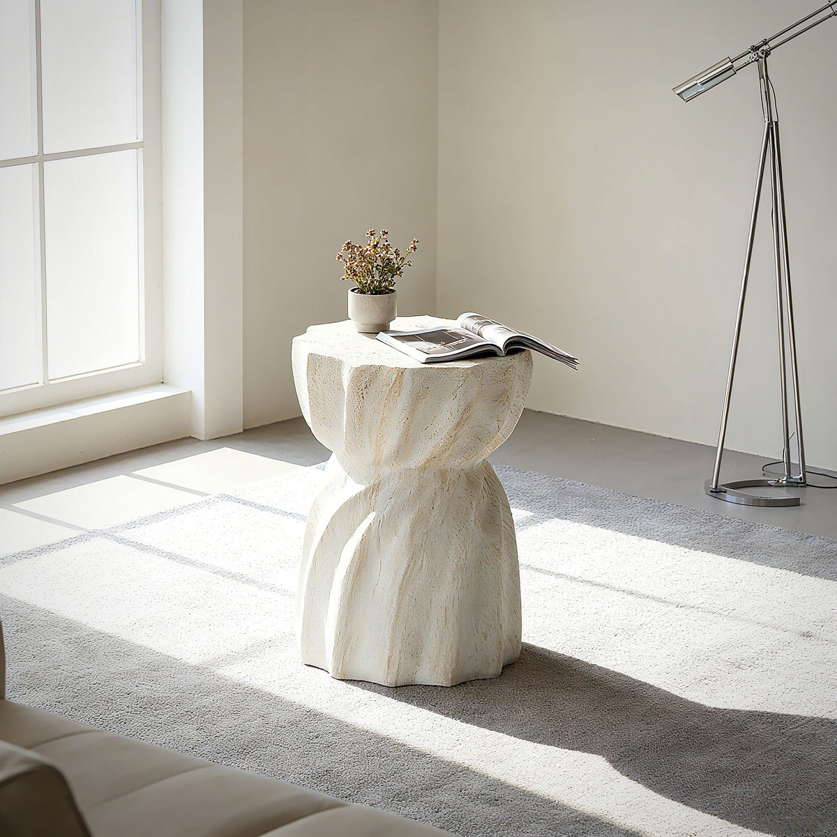 Outdoor End Table - Marble