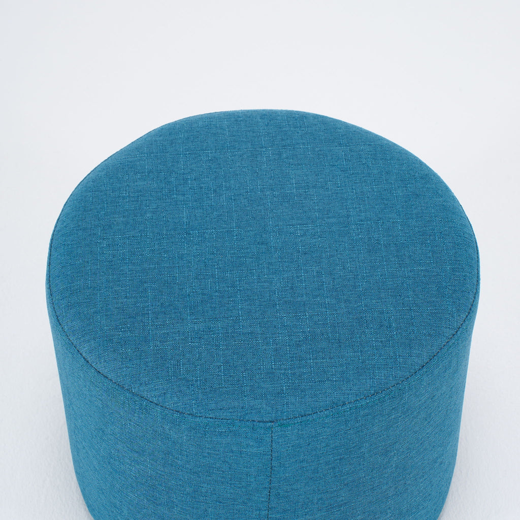 Nesting Ottomans, Round Coffee Table & Bench With Tray (Set of 2)