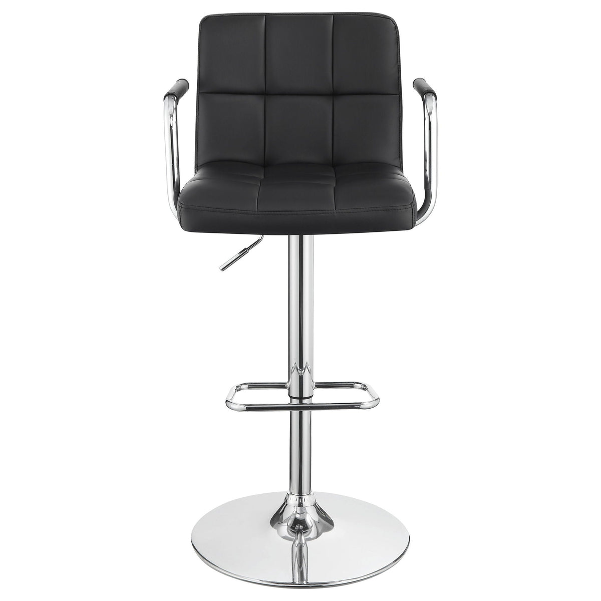 Adjustable Bar Stool With Hydraulic Height Adjustment