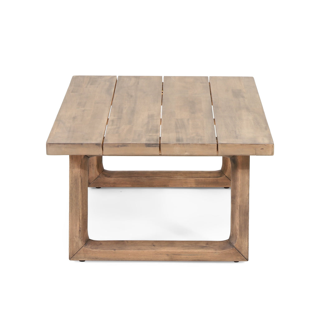 4-Pieces Acacia Wood Patio Furniture Set