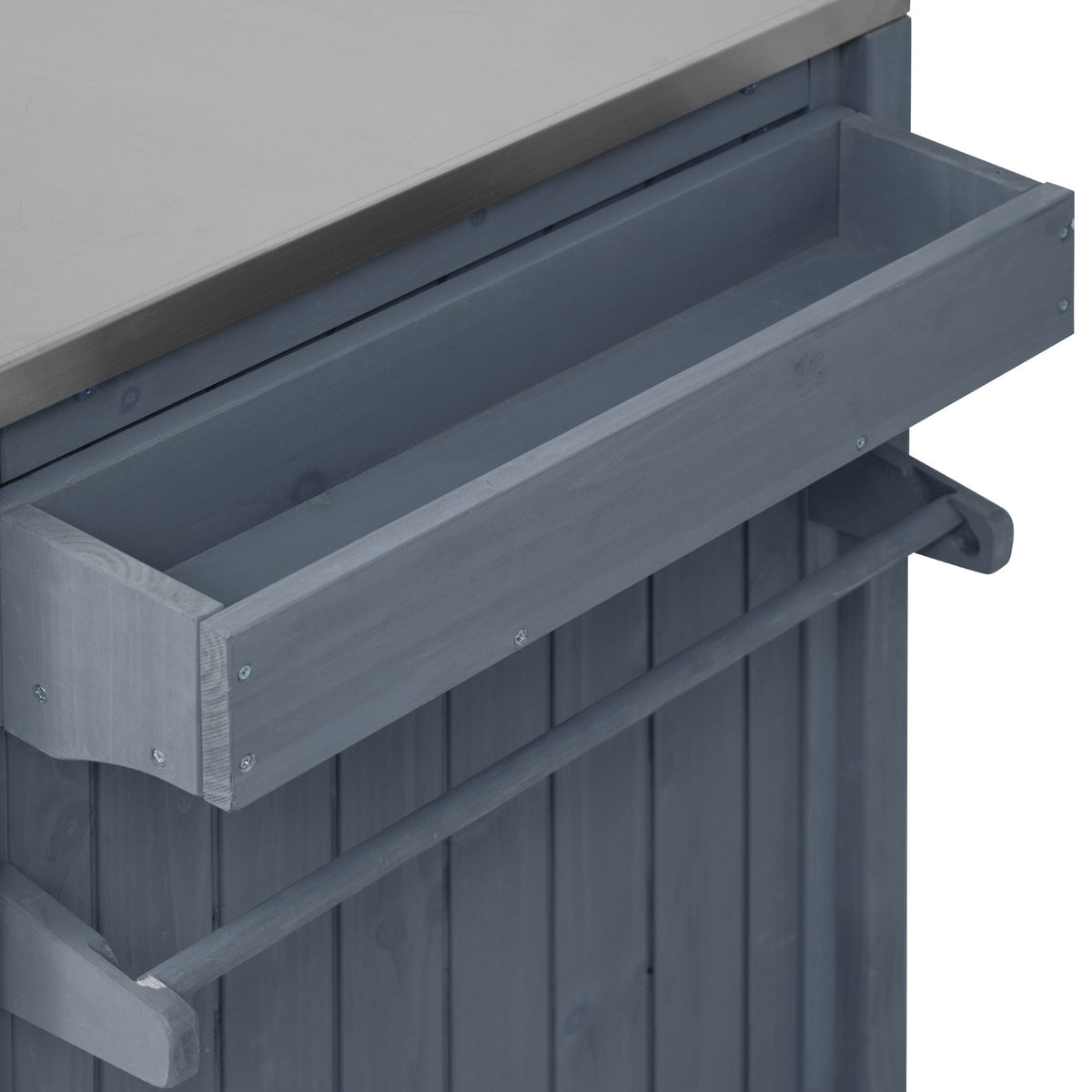 K&K 66.5" Outdoor Kitchen Island for Big Green Egg Grills