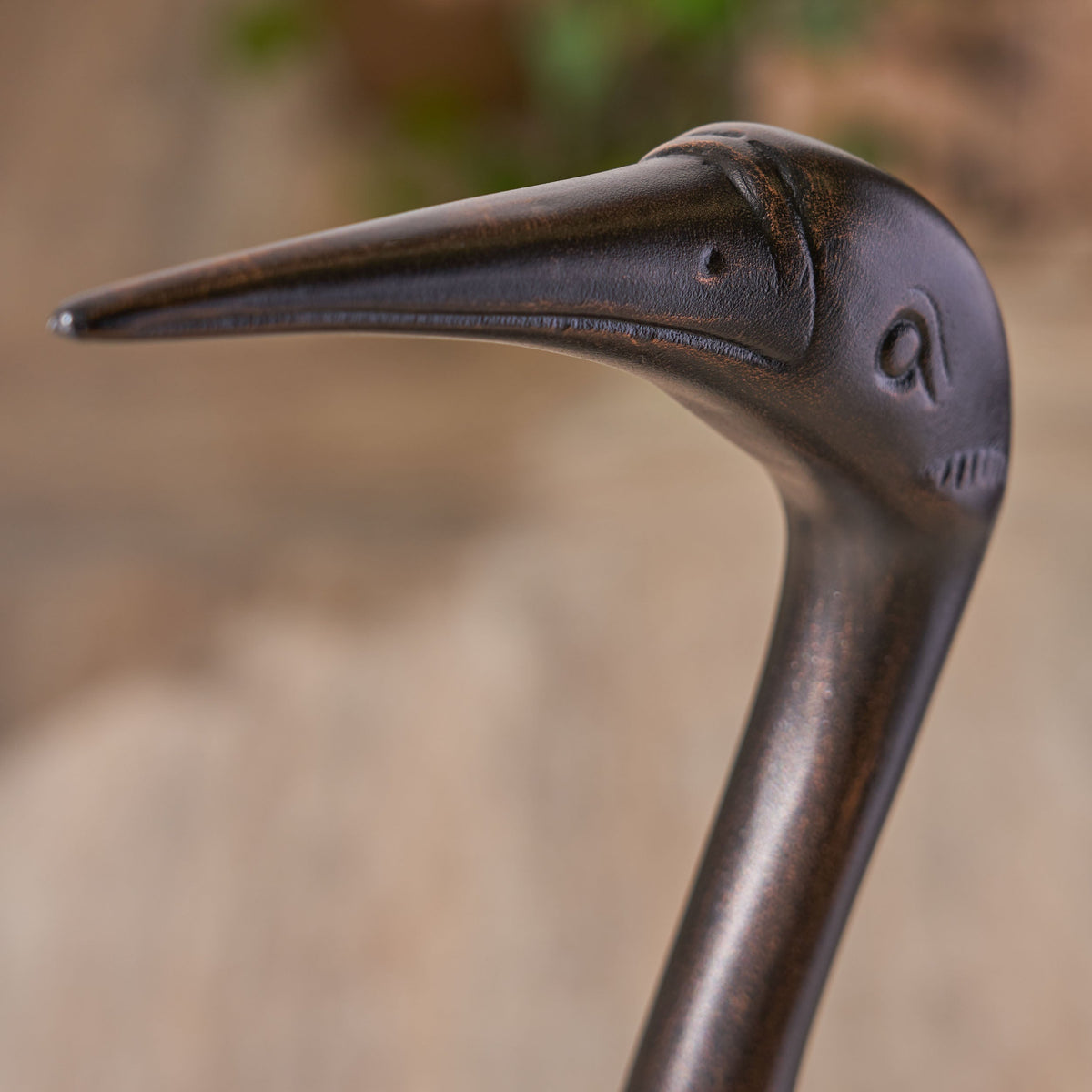 Sunny Outdoor 43 Inch Aluminum Crane in Shiny Copper Finish