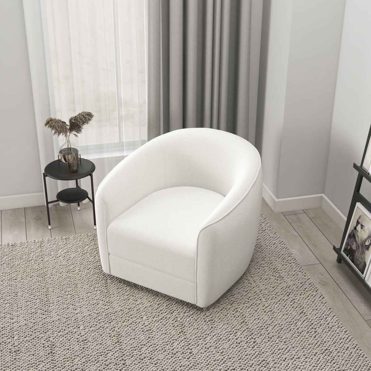 Elise - Mid-Century Modern Swivel Chair