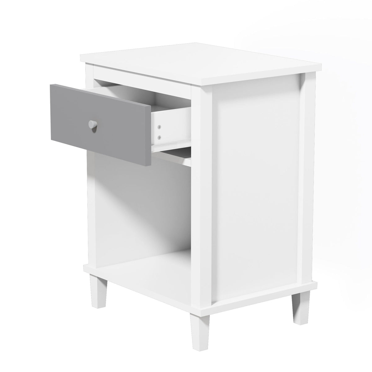 Nightstand With 1 Drawer 1 Shelf