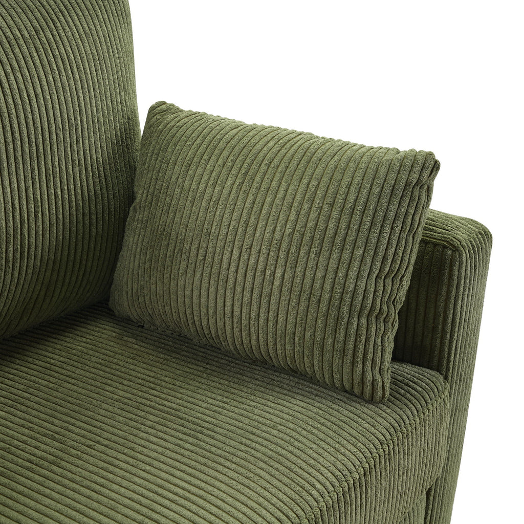 Sleeper Sofa With Foldable Mattress, USB Ports, Side Table & Storage Pocket