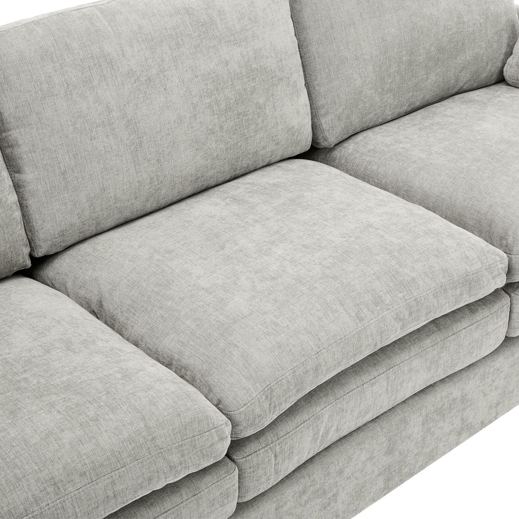 Cozy Upholstered Cushion Armchair For Living Room