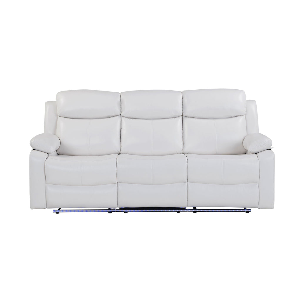 Blanche - Reclining Set With LED Lights, Speaker