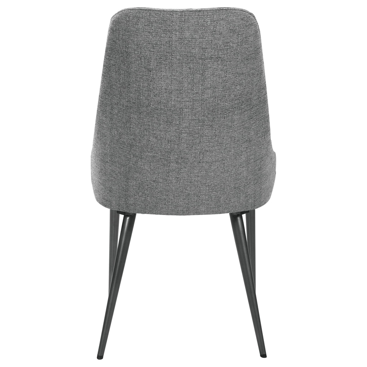 Side Chairs Upholstered With Tapered Legs (Set of 2) - Gray