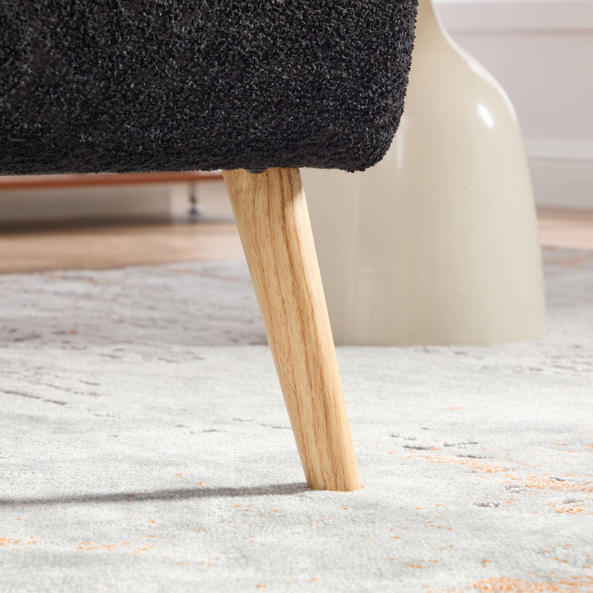 Upholstered Armless Accent Chair