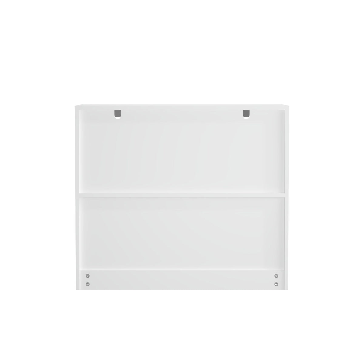 Toy Storage Organizer With Large Drawer And Low Bookshelf For Nursery & Playroom - White