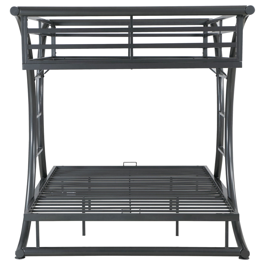 Weston - Bunk Bed Full Over Full - Gunmetal