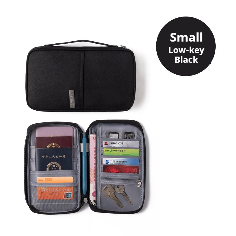 Portable Travel Airplane Waterproof Card Bag