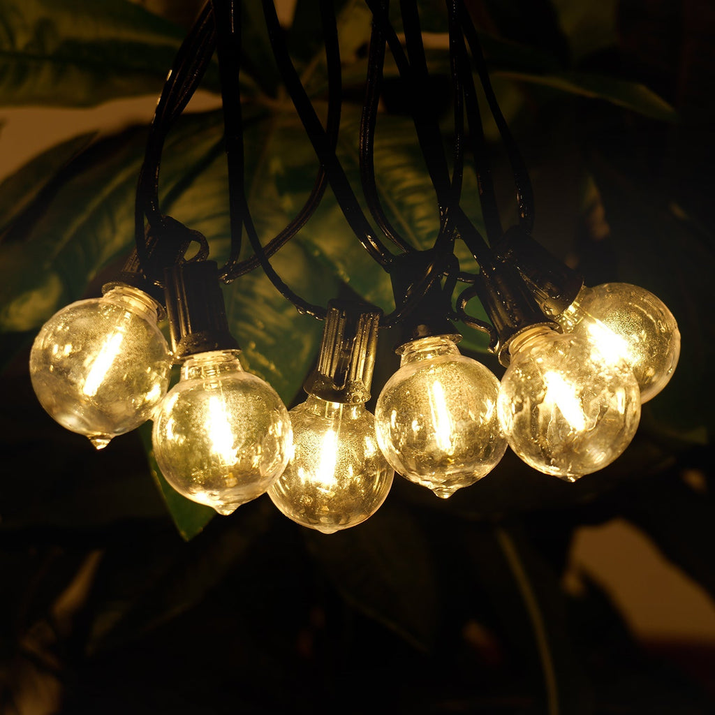197FT LED Outdoor String Lights with 100 Shatterproof Bulbs