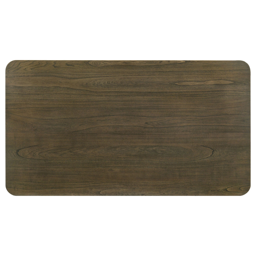 Sexton - Rectangular Dining Table With Base - Brown