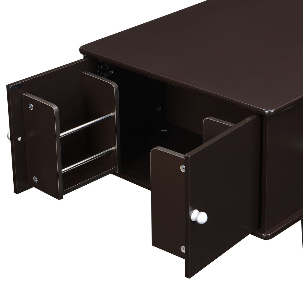 Modern Rectangle Coffee Table With Four Drawers