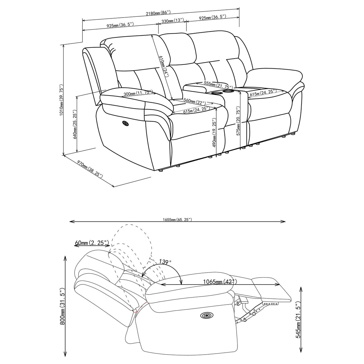 Divine - Loveseat