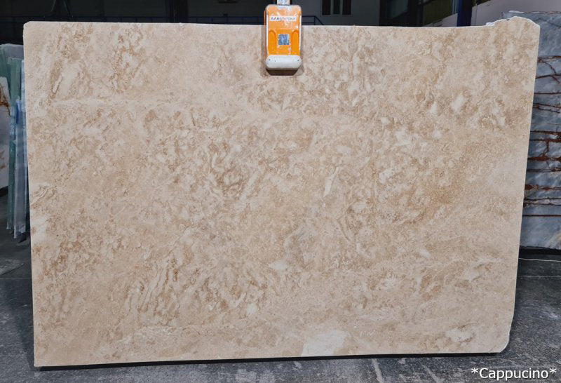 Cappuccino Beige Marble Slabs Polished - Full Truckload