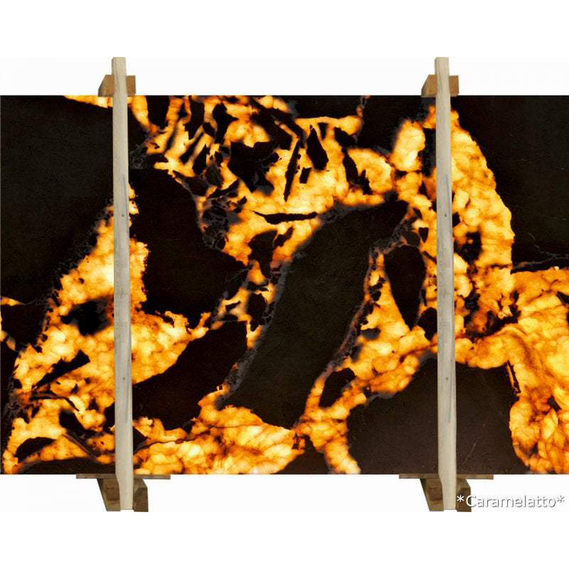 Caramelatto Beige Bookmatching Marble Slabs Polished - Livfloors Collection