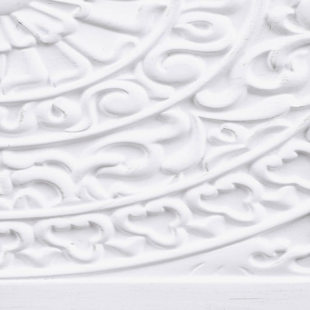 Angus - 2 Door Mandala Accent Cabinet - White