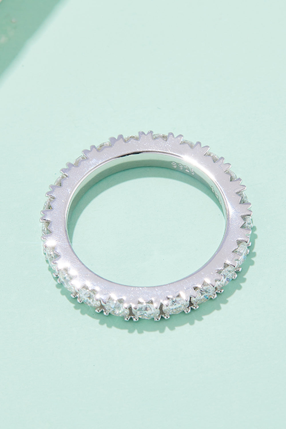 2.3 Carat Sparkala™ Eternity Ring (Platinum Over Pure Sterling Silver)