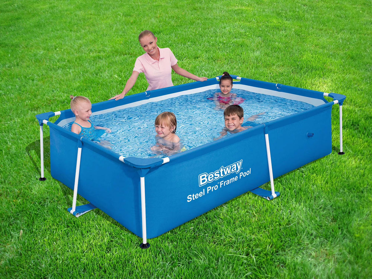 9.8' X 6.7' X 26" Deluxe Splash Kids Ground Swimming Pool (Pool Only)