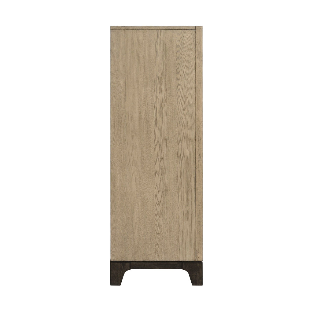 6 Drawer Chest With Smooth Glides - Brown