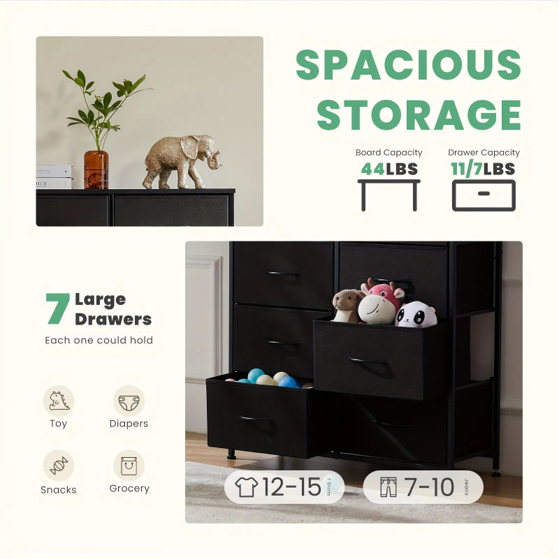 Dresser for Bedroom with 8 Drawers Tall Dresser