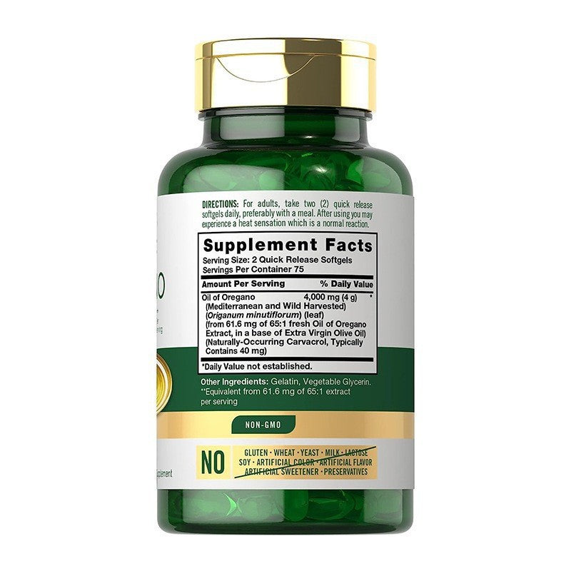Health Care Products Oregano Oil Capsule Dietary Supplement Soft Capsules