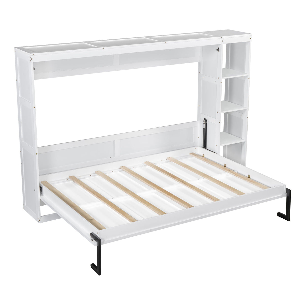 Murphy Bed With Bookshelf And Storage