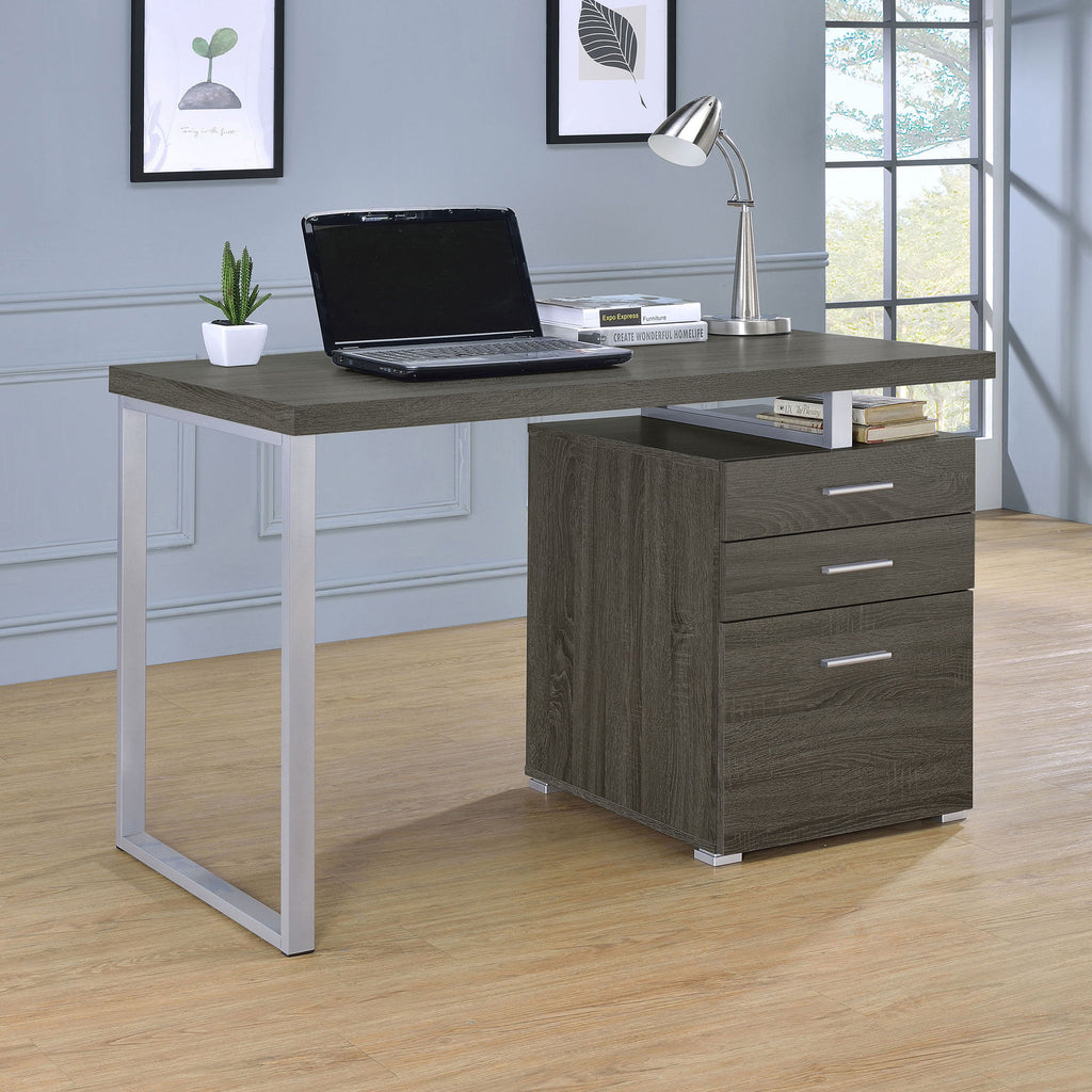 3 Drawer Reversible Office Desk