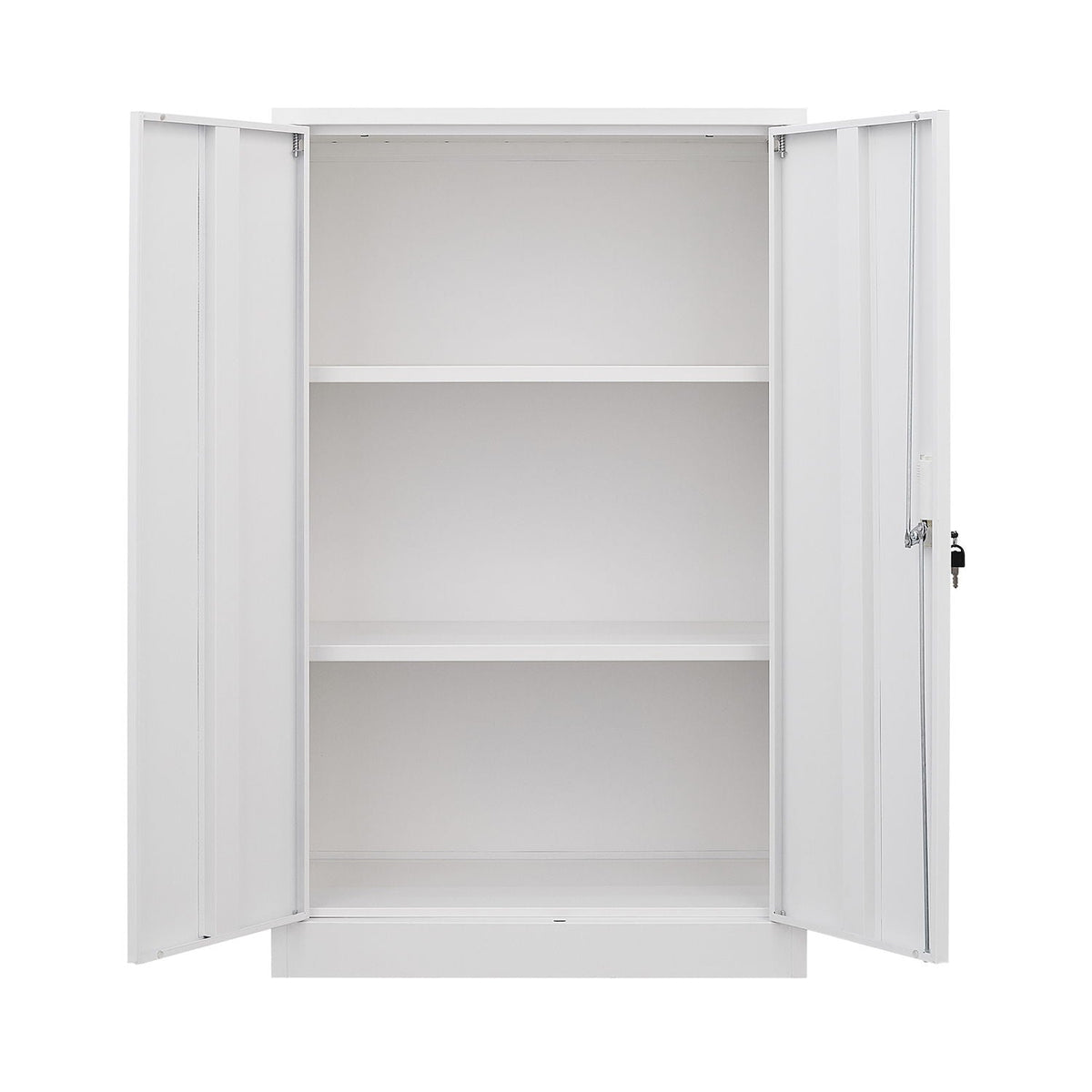 Metal Storage Cabinet With Locking Doors And Adjustable Shelf, Folding Filing Storage Cabinet, Folding Storage Locker Cabinet For Home Office, School, Garage