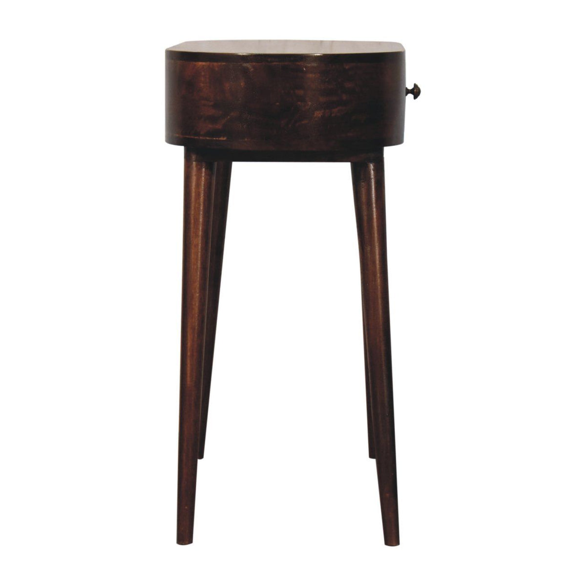 Rounded Wood Table