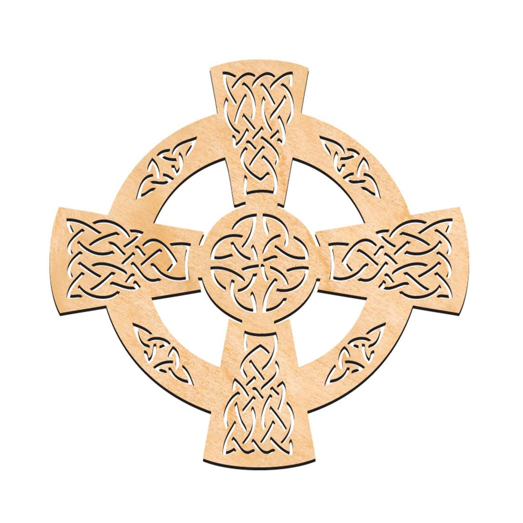Celtic Wheel Cross Wall Door Decor by Celtic Art - Celtic Decor - 93161H