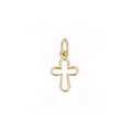 Gold Tiny Cross Charm