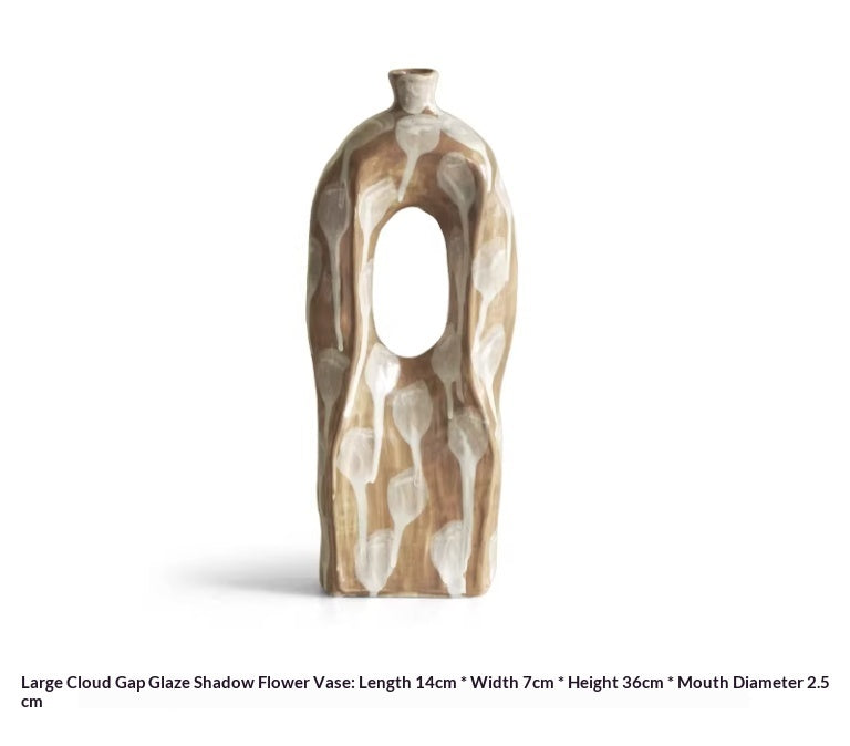 Wabi-sabi Vintage Handmade Ceramic Vase