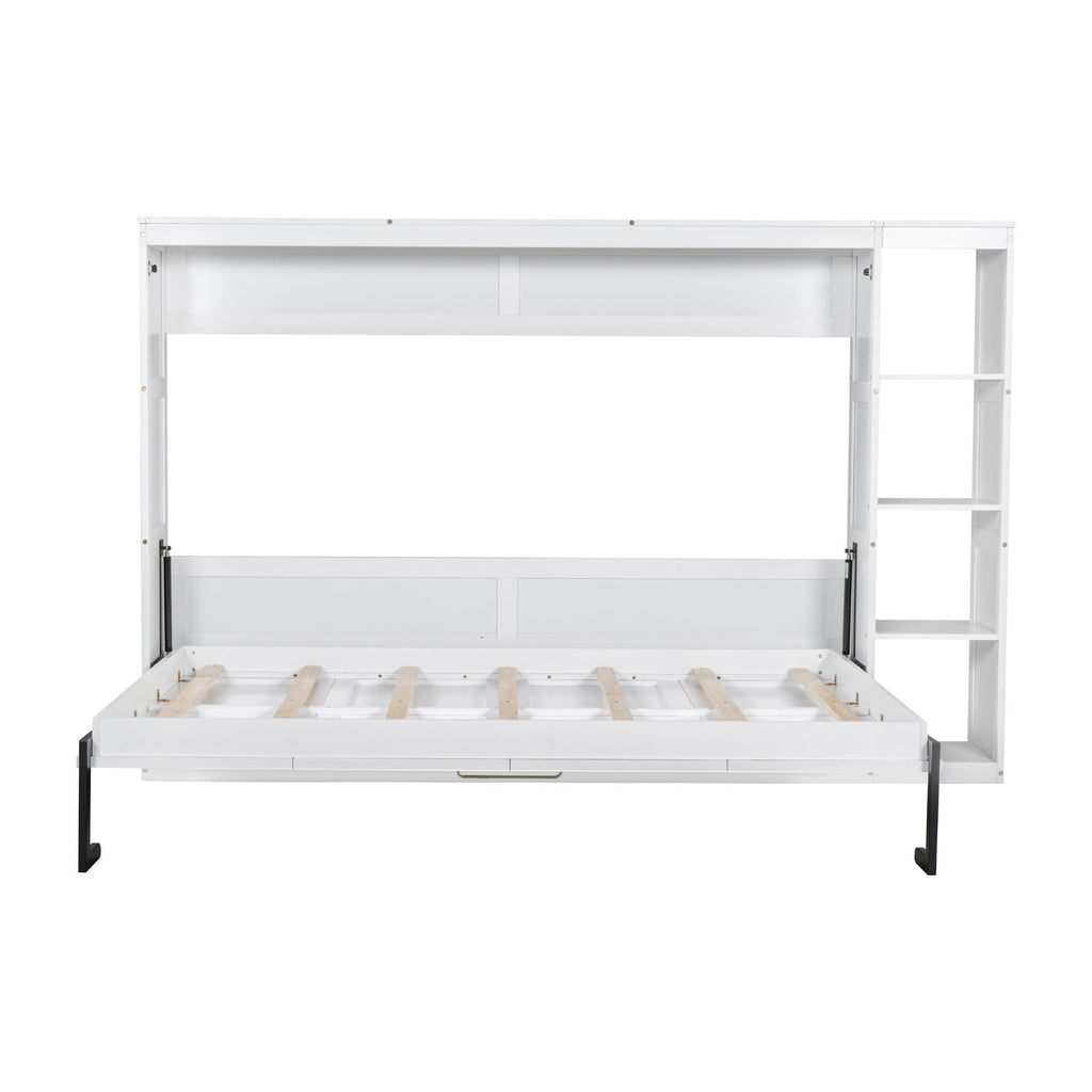 Murphy Bed With Bookshelf And Storage