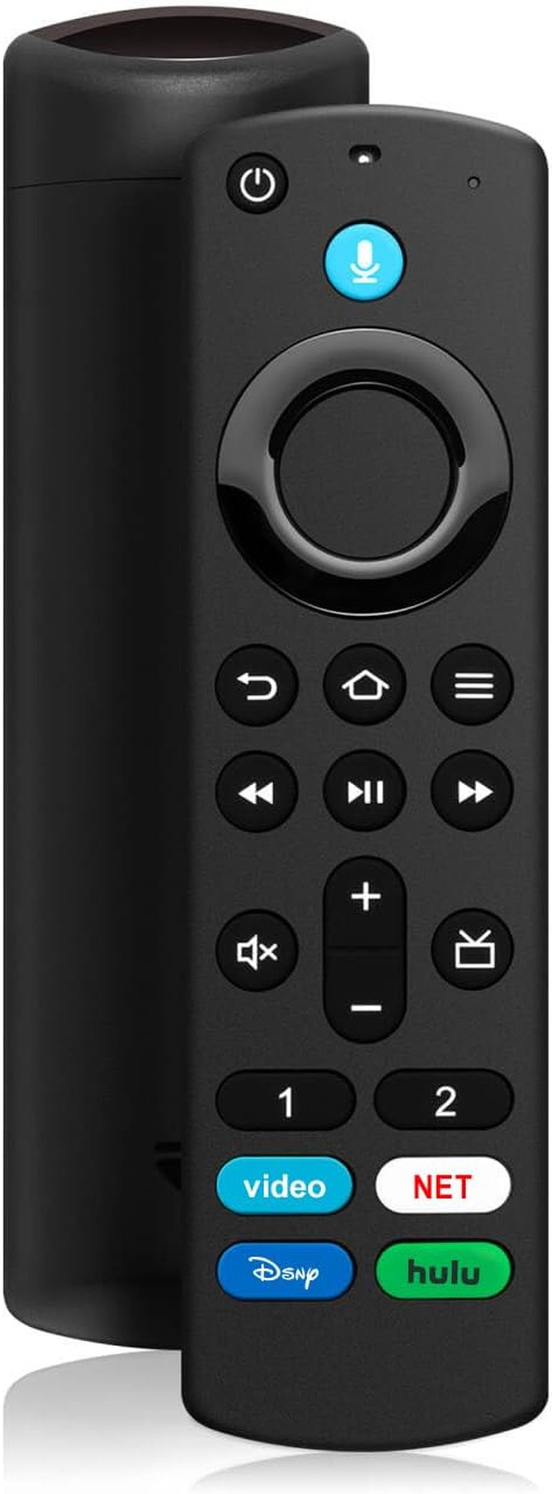 Replacement Voice Remote Control Fit for Fire Smart TV Stick(2Nd Gen/3Rd Gen), Stick(Hd/4K Max/4K/Lite), TV Cube, Smart TV (3Rd Gen, Pendant Design), Not for Roku Multicolor