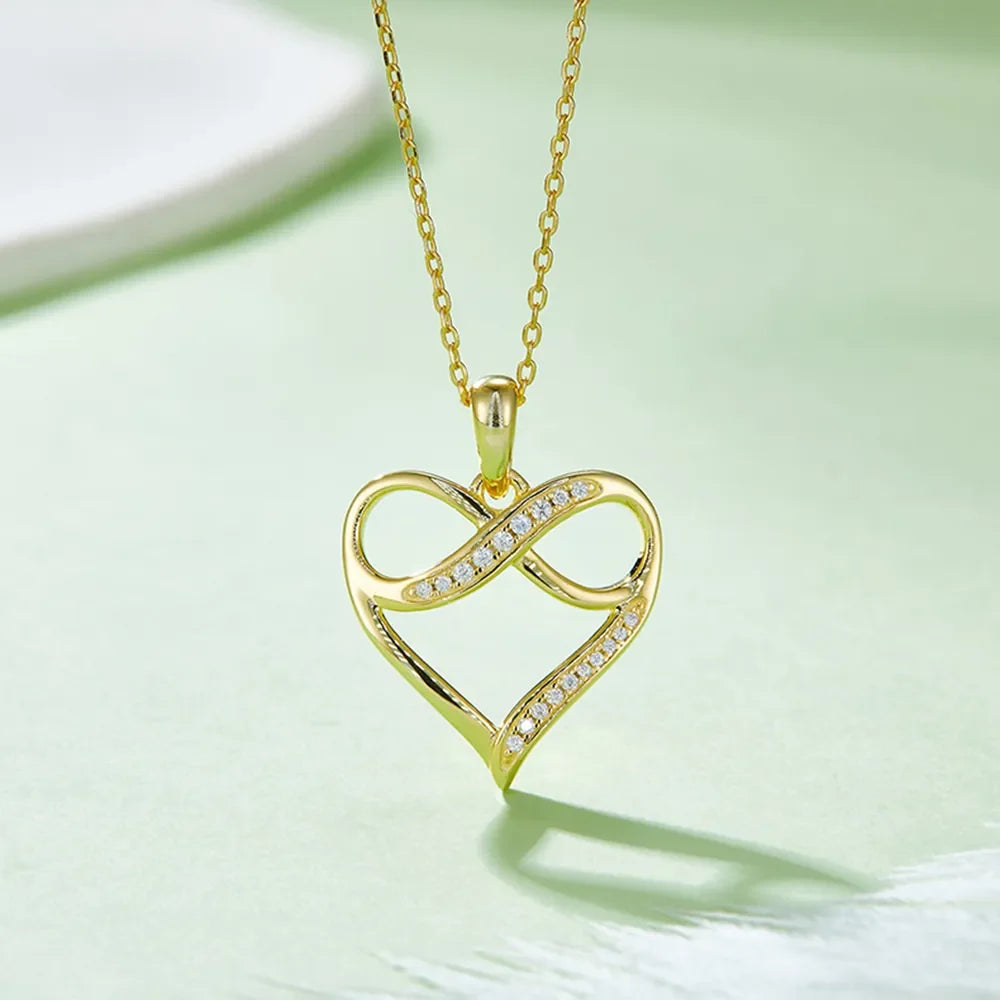 Sparkala™ 925 Sterling Silver Heart Necklace