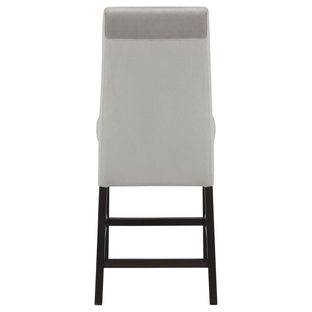 Upholstered Counter Stools (Set of 2) - Gray