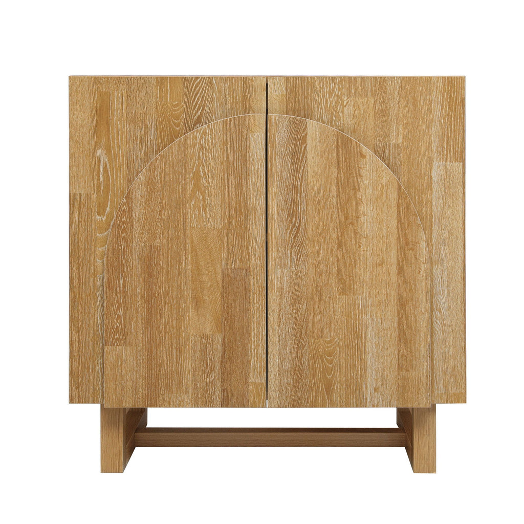 2 Door Cabinet, Suitable For Bedroom - Natural